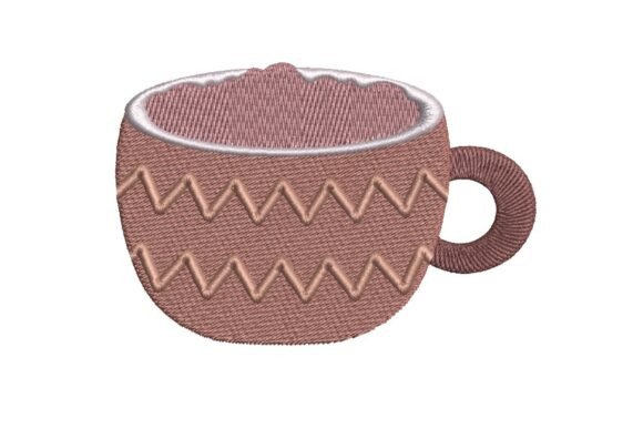 Cozy Christmas Cocoa Mug Embroidery Design