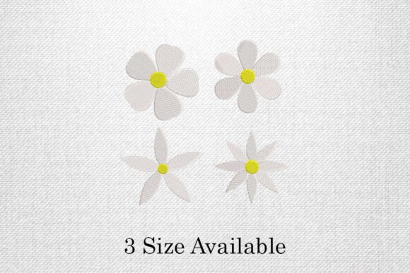 Simple Daisy Flower Embroidery Set