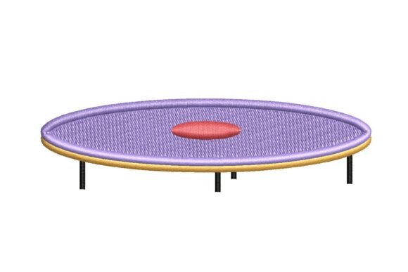 Trampoline Embroidery Design
